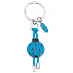 PORTACHIAVI COCCINELLA AZZURRA
