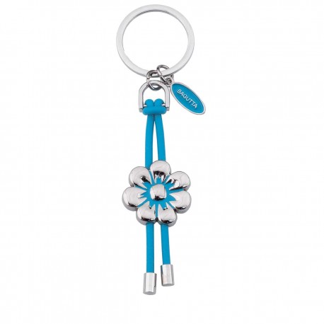 PORTACHIAVI MARGHERITA AZZURRO