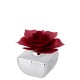 VASETTO 6x6 METALLIZZATO ROSSO