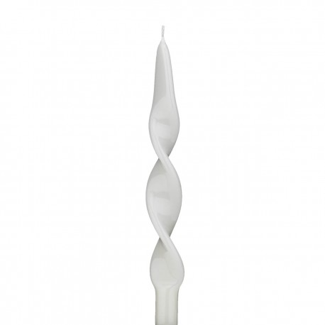 CANDELE SPIRALE BIANCHE