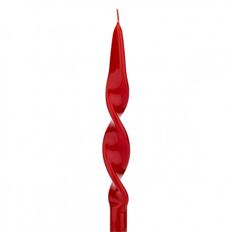 CANDELE SPIRALE ROSSE