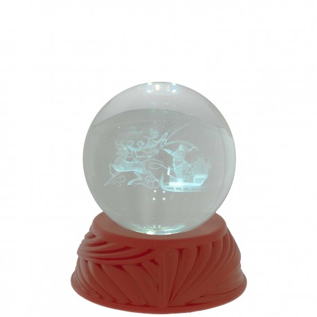 SFERA IN CRISTALLO D. 6 ROSSA