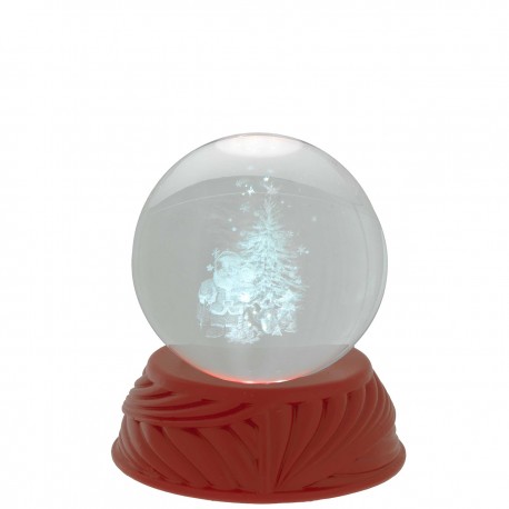 SFERA IN CRISTALLO D. 6 ROSSA