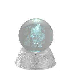 SFERA IN CRISTALLO D. 6 ARGENTO