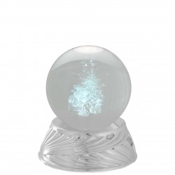 SFERA IN CRISTALLO D. 6 ARGENTO