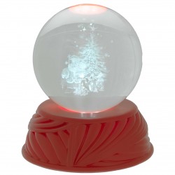 SFERA IN CRISTALLO D. 8 ROSSA