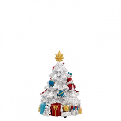 ALBERO ARGENTATO E SMALTO