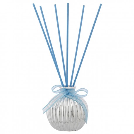 SFERA ARGENTATA AZZURRA