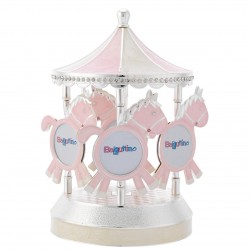 CARILLON CON PORTAFOTO ROSA