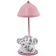 LAMPADA ELEFANTI CUORE ROSA