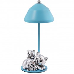 LAMPADA GATTI AZZURRA
