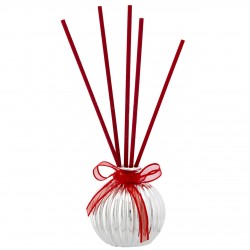 SFERA ARGENTATA ROSSO