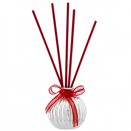 SFERA ARGENTATA ROSSO