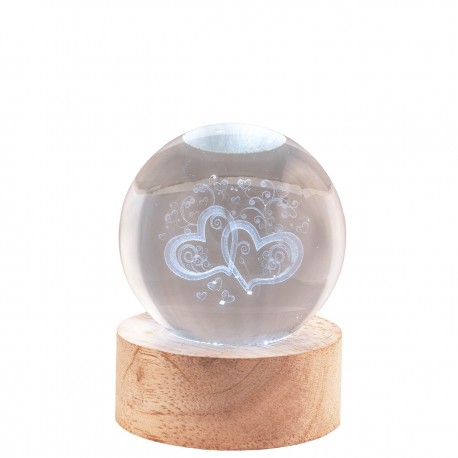 SFERA DIAM. 6 CUORI STILIZZATI