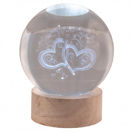 SFERA DIAM. 8 CUORI STILIZZATI