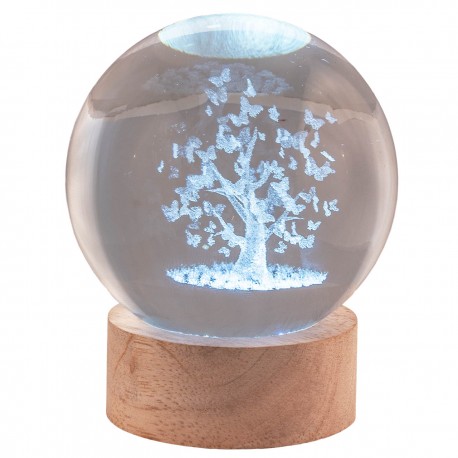 SFERA DIAM. 8 ALBERO CON FARFALLE