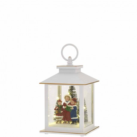 LANTERNA BASE QUADRA H. 18 BIANCA