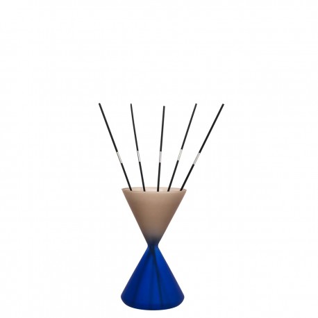 VASETTO CLESSIDRA BICOLORE 10x18CM