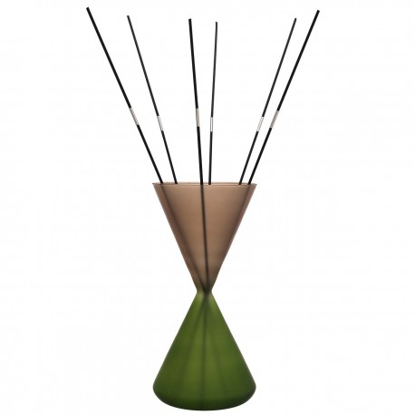 VASETTO CLESSIDRA BICOLORE 12x25CM