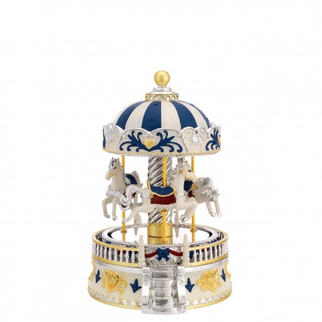 GIOSTRA NATALIZIA BLU H. 20,5