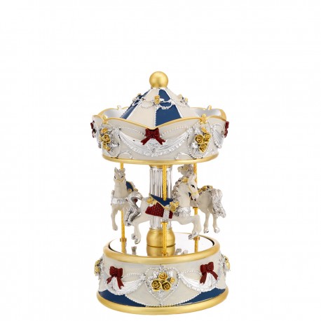 GIOSTRA NATALIZIA BLU H. 20,5