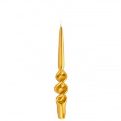 CANDELA MEZZA SPIRALE ORO 8pzi