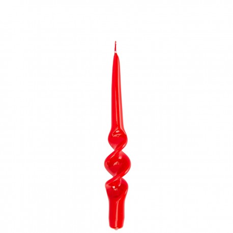 CANDELA MEZZA SPIRALE ROSSO 8pzi