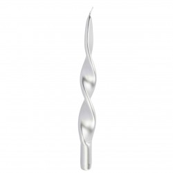 CANDELA SPIRALE ARGENTO 4pzi