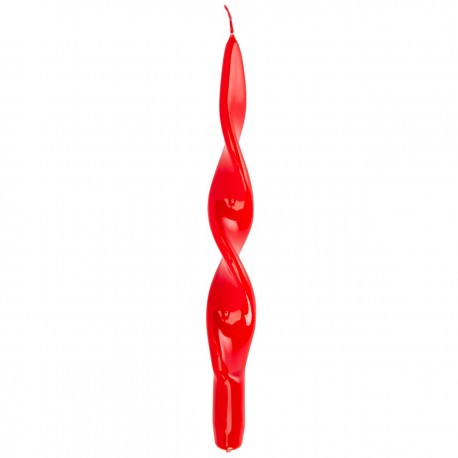 CANDELA SPIRALE ROSSO 4pzi