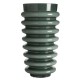 VASO MULTIRIGHE H. 30 VERDE FUMO