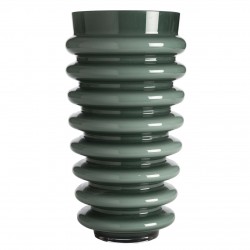 VASO MULTIRIGHE H. 30 VERDE FUMO