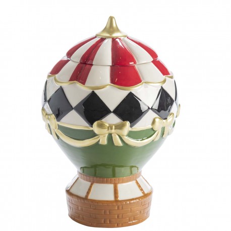 MONGOLFIERA NATALIZIA IN CERAMICA