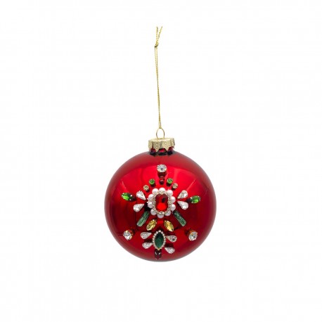 SFERA D. 10 ROSSA CON DECO