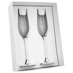 2X CALICI H. 26 STELO ARGENTATO