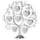ALBERO ARGENTATO CON 7 PORTAFOTO