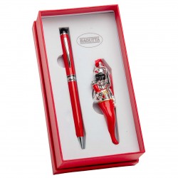 ASTUCCIO CON PENNA + PULCINELLA