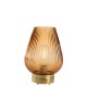 LAMPADA GOCCIA H. 22 MARRONE