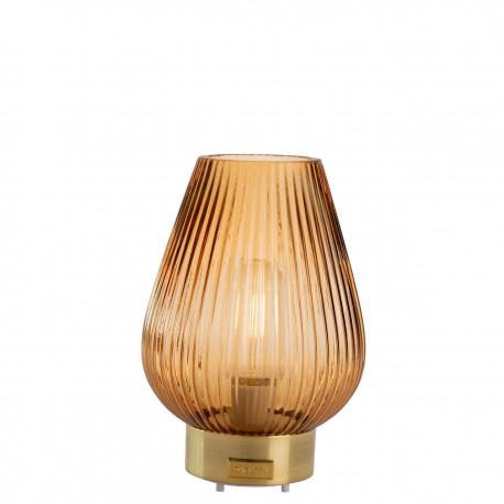 LAMPADA GOCCIA H. 22 MARRONE
