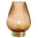 LAMPADA GOCCIA H. 31 MARRONE