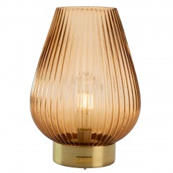LAMPADA GOCCIA H. 31 MARRONE