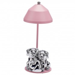 LAMPADA CON COPPIA CAGNOLINI