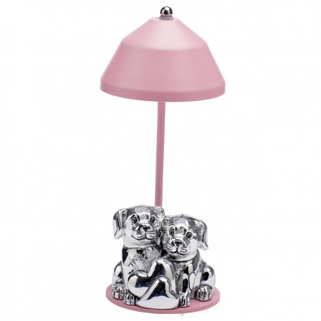LAMPADA CON COPPIA CAGNOLINI