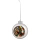 SFERA ARGENTO CON LED