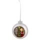 SFERA ARGENTO CON LED