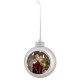 SFERA ARGENTO CON LED