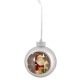 SFERA ARGENTO CON LED