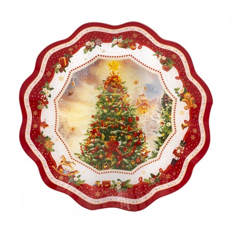 PIATTO TONDO D.30 ALBERO NATALE