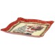 PIATTO QUADRATO 33*33 BABBO NATALE