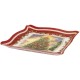 PIATTO QUADRATO 33*33 ALB. NATALE