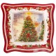 PIATTO QUADRATO 33*33 ALB. NATALE